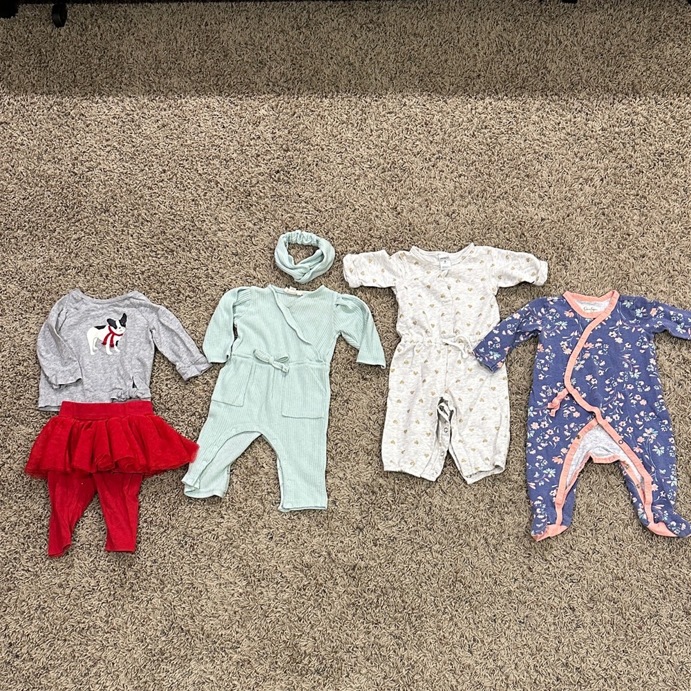 3-6 Month Baby Girl Fall/Winter Outfits